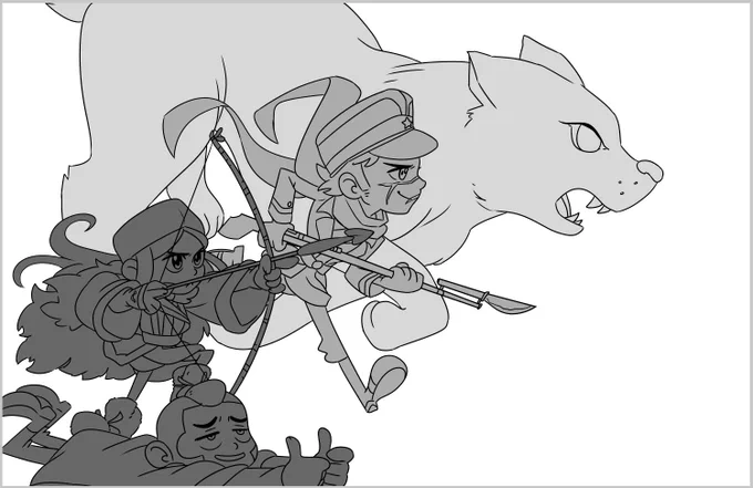 Keeping it simple
Thinking of making the other characters as Stickers
for a
Set 