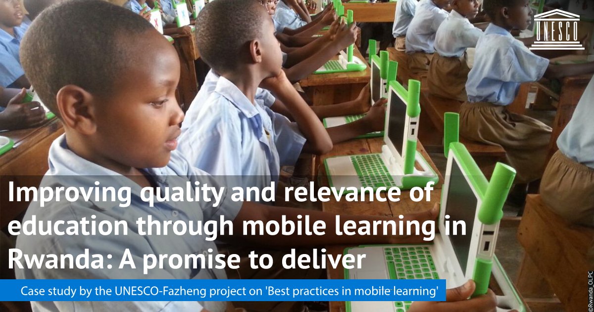 UNESCOICTs's tweet photo. Read our new case study on the SMART Rwanda initiative: https://t.co/tO1XNRb0XJ
@PeterAWallet @PascalRukundo @anettdomiter #SmartRwanda #ICTinED #edtech https://t.co/ilJhptuNFT