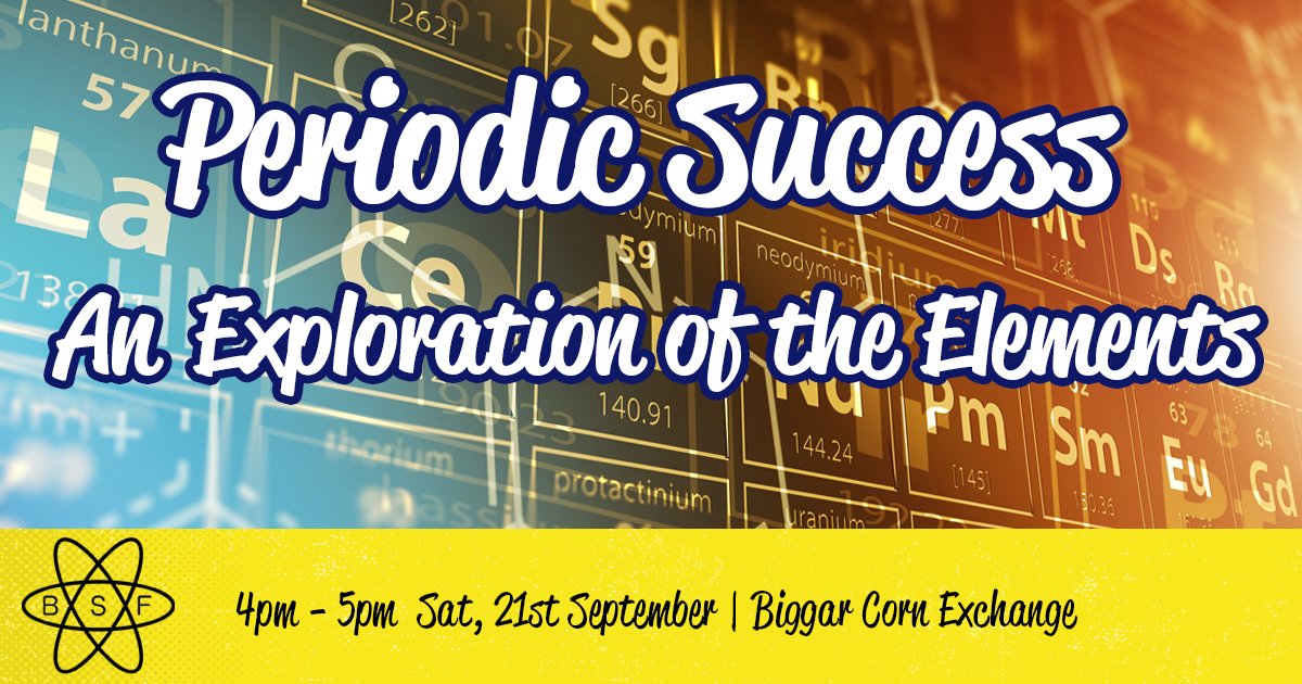The periodic table has been a science icon for 150 years. Join Jamie Gallagher on a journey around the iconic classroom poster, bringing the elements to life through explosions, laughs and a few grizzly tales of their secret lives.
#IYPT2019 | <a href="/RoySocChem/">Royal Society of Chemistry</a> 
facebook.com/events/1233041…