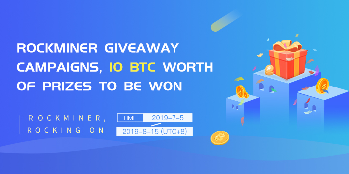 RockMinerInc's tweet photo. We are giving away S17-BTC mining contract worth USD70 to a lucky winner.

Simply retweet this to stand a chance to win!

To participate other campaigns that we are hosting (10 BTC worth of prizes), please visit https://t.co/fFY8kXyS5z

#Contest #cloudmining #bitcoin #Blockchain https://t.co/nWCKnRgBXK