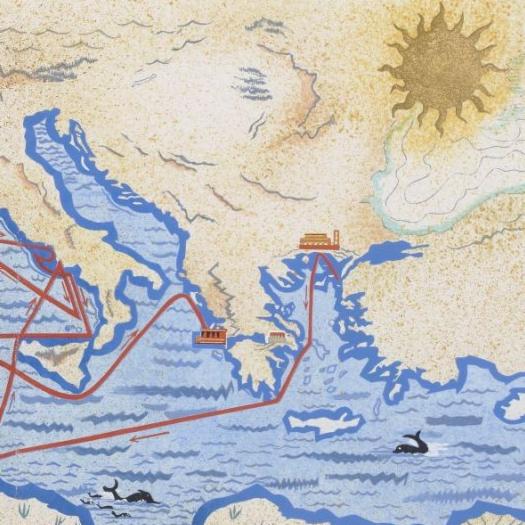 GallicaBnF's tweet photo. #UnEtéAvecGallica Que diriez-vous d’une immersion dans les bleus profonds de  cette magnifique "Odyssée" traduite par Victor Bérard? Les 4 volumes illustrés par François-Louis Schmied en 1930-1933 en sont à consulter ici => https://t.co/YwfmcwW71A https://t.co/HY1FiUH5De