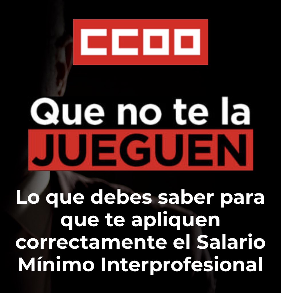 gco_ccoo's tweet photo. Sobre la aplicación correcto en nómina del SMI, os recomiendo el siguiente enlace para compartir, si alguien tiene dudas sobre ello, esta genial para calcular si te están pagando mal la nómina en la empresa y para saber todo lo referente a ello:

https://t.co/2DhRoS4bWj https://t.co/WhX8SDh1Wa