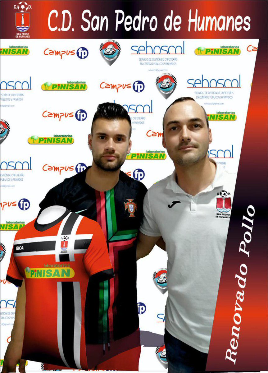 CD_SanPedro's tweet photo. 🔴⚫️OH CAPITAN! MI CAPITAN!, (POLLO) Primera renovación de la temporada. Seguirá aportando en el campo la dilatada experiencia en la categoría con un claro objetivo... Bienvenido de nuevo. ✍️🏼 https://t.co/umVTEUFKAN