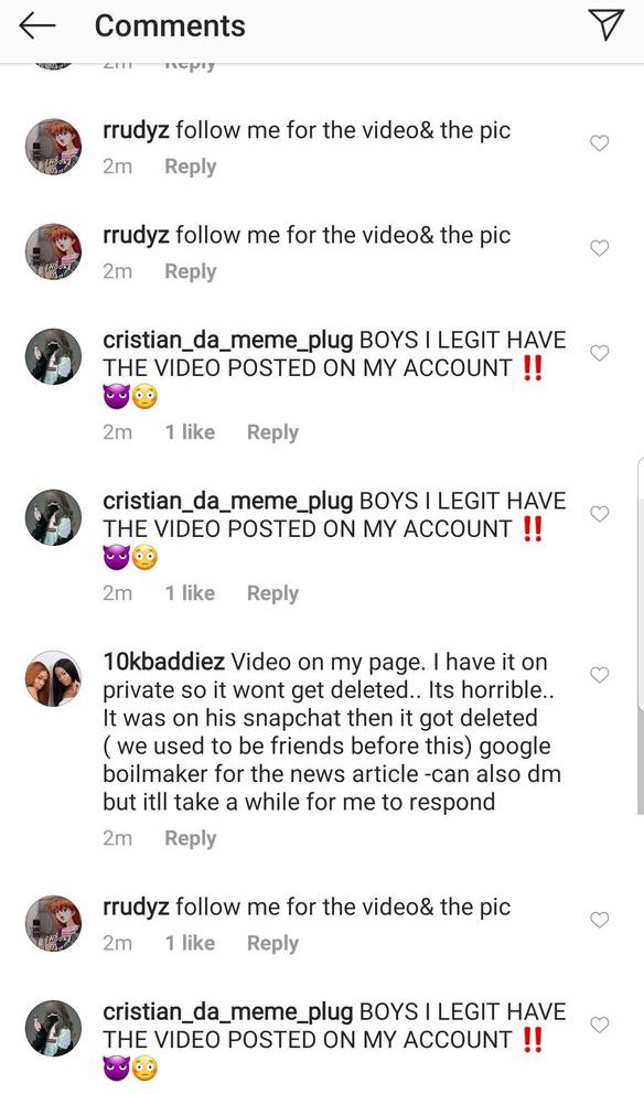 A bunch of Instagram accounts are trying to use photos of Bianca's mutilated body for clout and followers, some of which are presumably going to be resold later. Don't buy IG accounts.