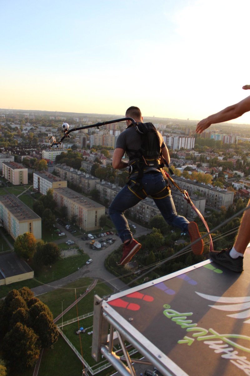 DreamJump's tweet photo. No to jump! #sosnowiec #żyleta #dreamjumpsosnowiec #dreamjump #extreme #fun #happy #readysetgo #jumper #dreams #skok #marzenia #view #sunny #sundown https://t.co/560X3hCcyl