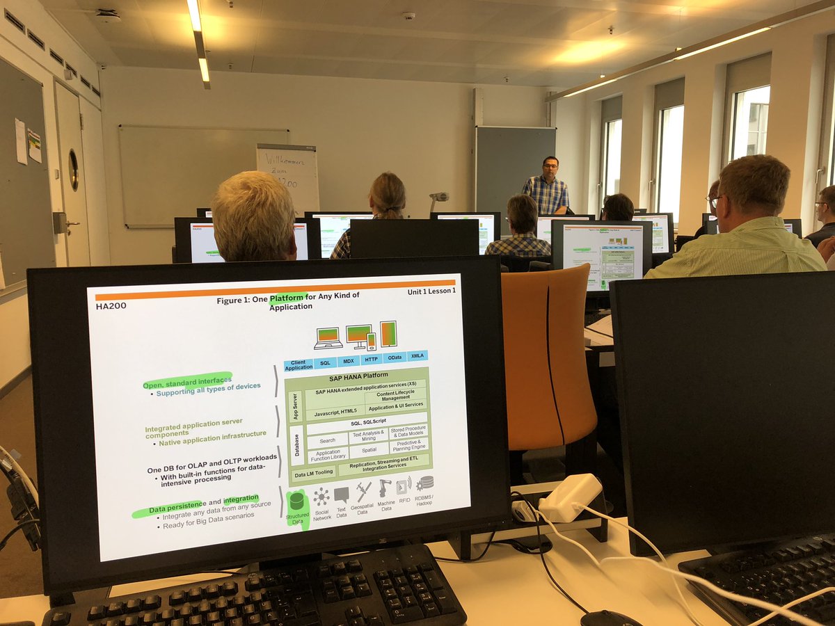 ileanasomesan's tweet photo. Back to the basics: #saphana Installation and Administration Training #ha200 https://t.co/LXIhA2kaZD