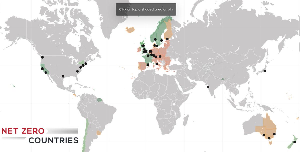 ECIU_UK's tweet photo. Where in the world has a #netzero emissions target? Find out with our new interactive #NetZeroTracker https://t.co/9yOoZY9bwx https://t.co/nrGShIzt6b