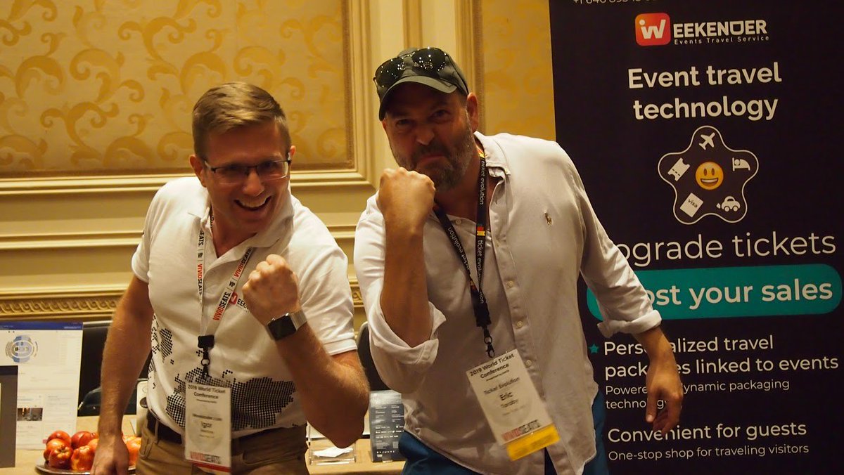 iWeekender_com's tweet photo. World Ticket Conference 2019 in Las Vegas #WTC2019 #Ticketmaster #Ticketevolution #StubHub #SeatGeek #ViaGoGo #iWeekender https://t.co/cJNPkJaXFl