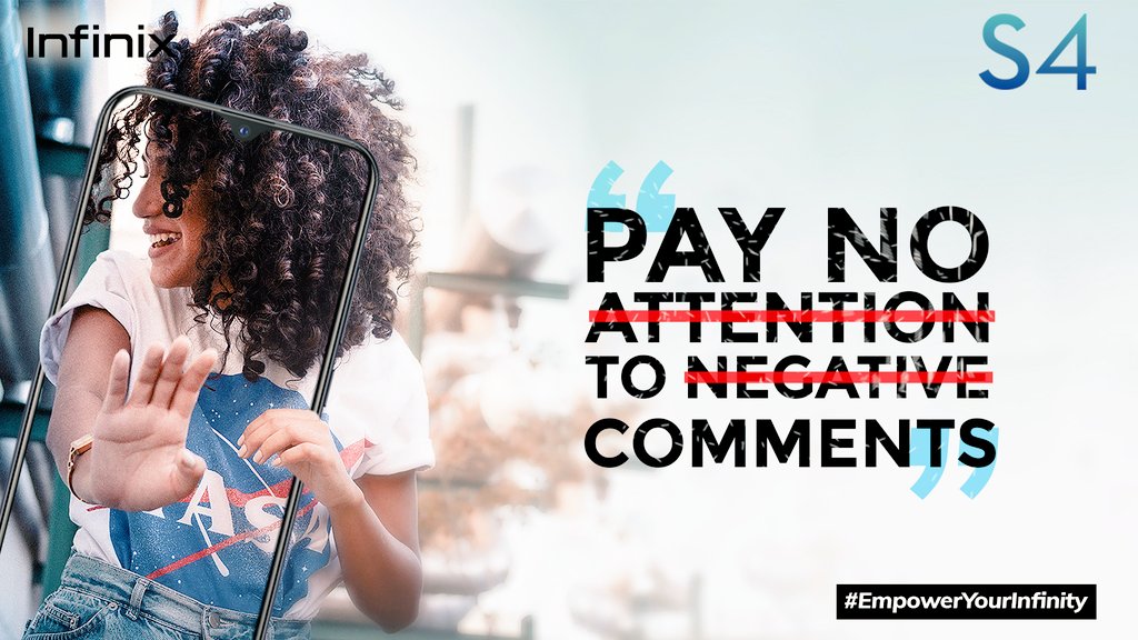 InfinixGhana's tweet photo. Negative comments can break your spirit and distract you from your goals. Never pay attention to them, always believe in your dreams, and continue to work hard.โจ๐ #MondayMotivation #EmpowerYourInfinity https://t.co/7XLGUmaEYs