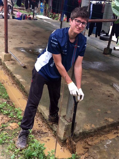 Worth students carry out community work at the Don Bosco’s Children’s Home on the service expedition to Borneo.