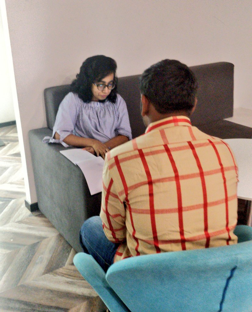 NowFloats's tweet photo. Performance reviews by @FarhanaPathan4
From an Intern at 20 to Leading the Customer Success team at 24. Tables turn very quickly.
#Empowerment is more than just a hashtag at NowFloats.
To join us drop a mail to fun@nowfloats.com https://t.co/TTs5TUY0HM