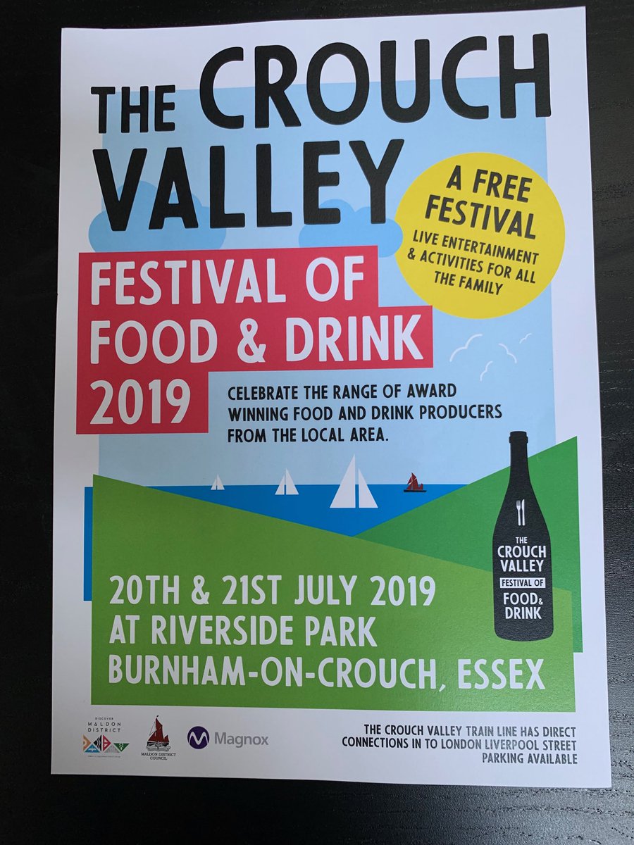 Looking forward to bringing our wines to this fantastic event #crouchvalleyfestival #englishwine #weekendvibes