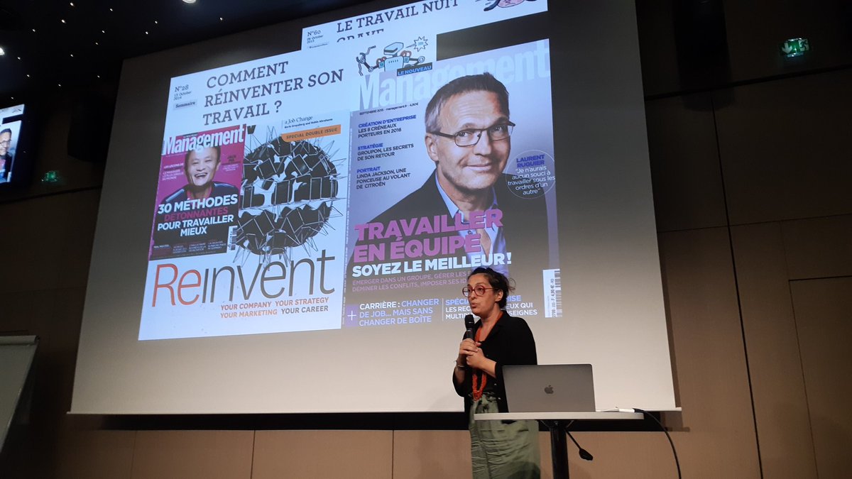 SEBLab2016's tweet photo. C'est parti pour la conférence du Lab sur "le travail de demain" avec Marie-Noeline Viguié de Nod-A https://t.co/53HUgJJVPx