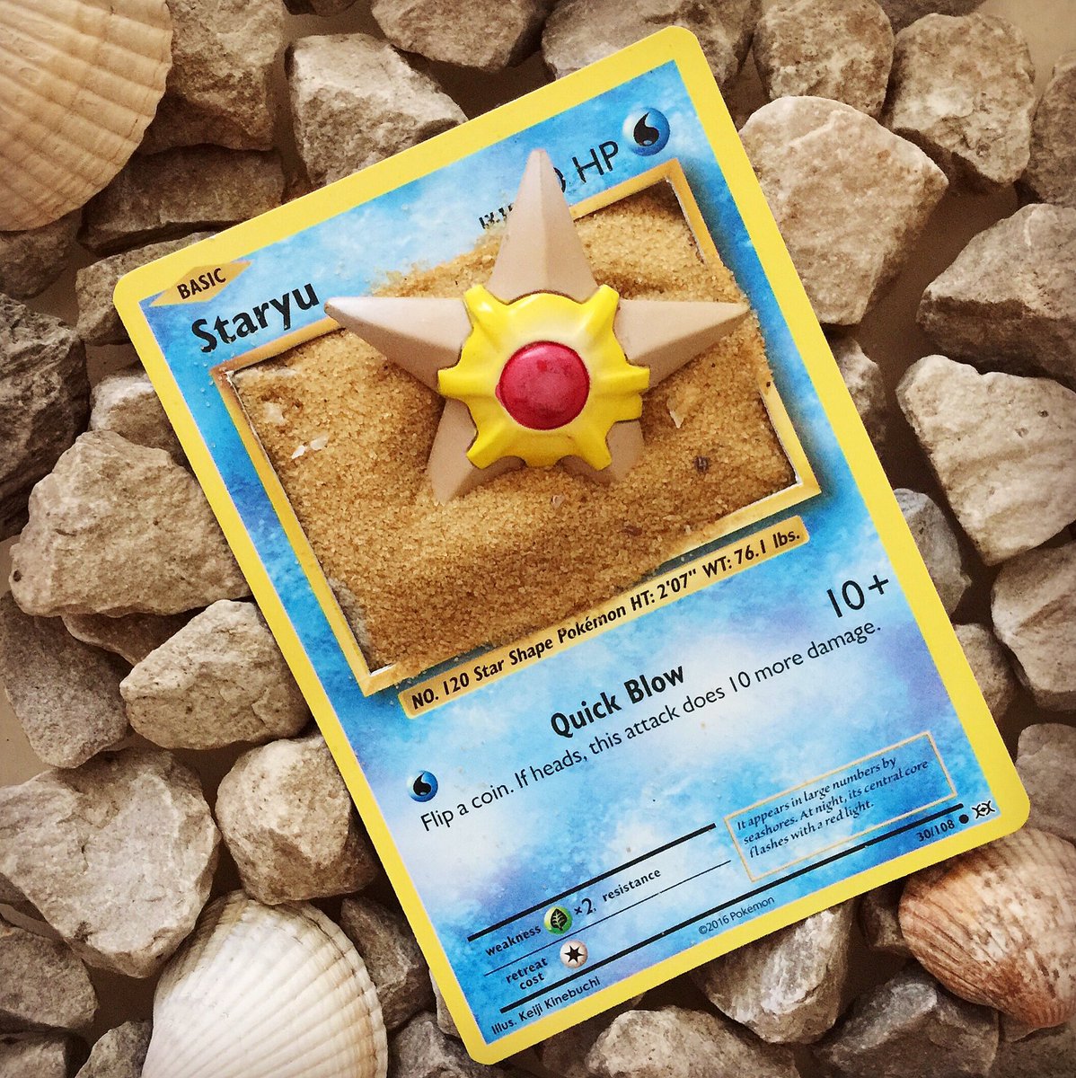 GamingAnthology's tweet photo. Wild Staryu appeared! 

Enjoy your gaming 🎮. 

#pokemonday #pokecollection #staryu #firstgenpokemon #originalpokemon #pokémon #pokemon #pokemontradingcards #pokemoncards #pokemontcg #pokemoncollection #pokemoncommunity #retrogamer #retrogaming #retrogames #gaming #gamers https://t.co/CLxKSPGHJn