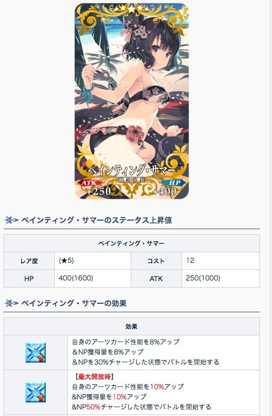Fgo攻略班 Appmedia בטוויטר サバフェスでやるべきこと 超強い水着オルタを加入 宝具マに 加入済みの人はレアプリ 優秀なnp50 礼装ペインティング サマーを入手 イベントを進めるだけで凸できる イベントを進めれば加入 入手できるので 今回のイベント Fgo攻略班 Appmedia בטוויטר サバフェスでやるべきこと 超強い水着オルタを加入 宝具マに 加入済みの人はレアプリ 優秀なnp50 礼装ペインティング サマーを入手 イベントを進めるだけで凸できる イベントを進めれば加入 入手できるので 今回のイベント