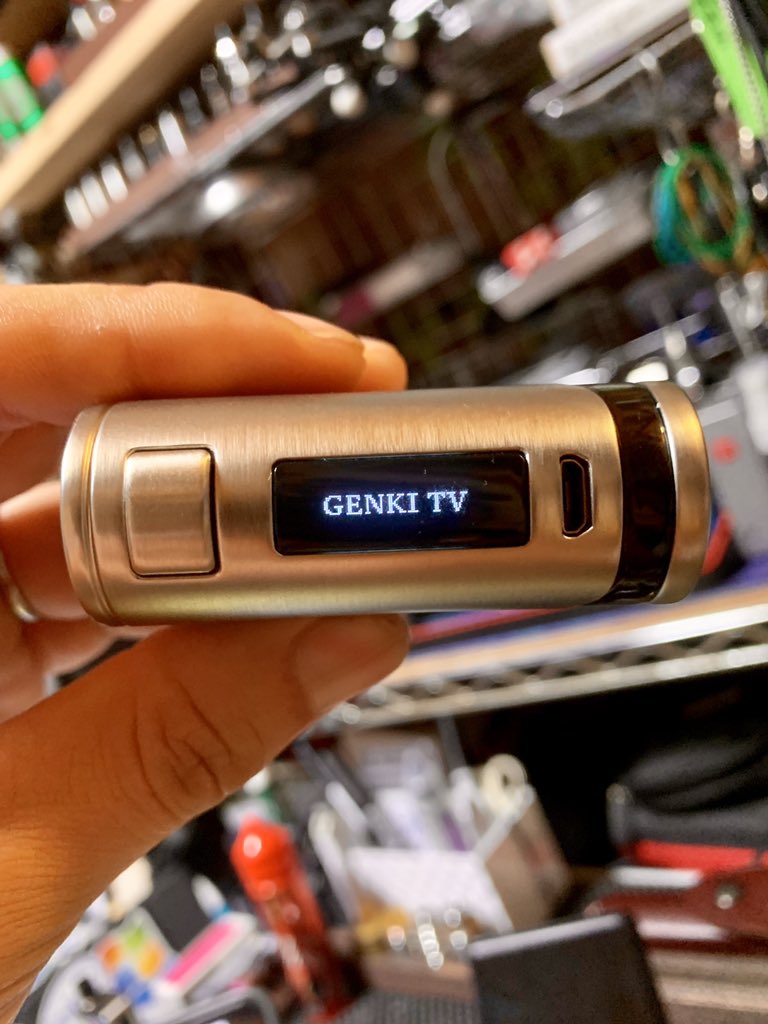 genki_toyfac's tweet image. 『Eleaf pico 25』
こんな小さいのに多機能で
ディスプレイも好きに変更できるし
デザインも良い💕言う事ない💕

#eleaf #pico25 #vape