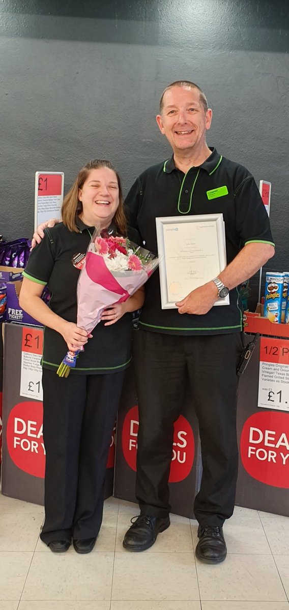 Congratulations to Katie for passing the intermediate level apprenticeship in retail <a href="/d_rudge1/">David Rudge ✊🏽</a> <a href="/ClaireKoziol/">Claire Koziol</a>