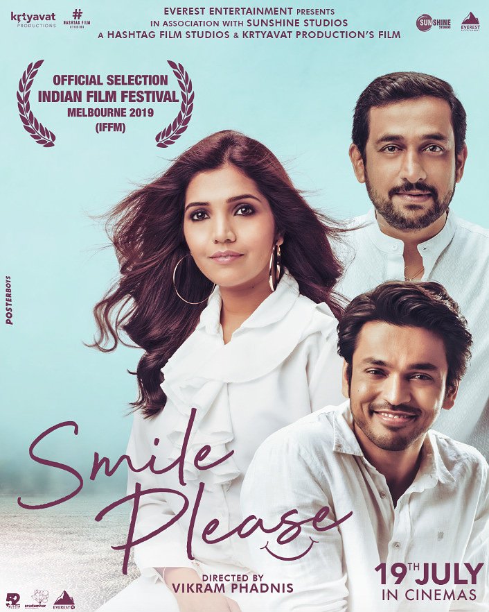 Another reason to Smile! 😊 
#smilepleasethefilm has been officially selected for 
Indian Film Festival 
in Melbourne!! 
Congratulations team!! :)