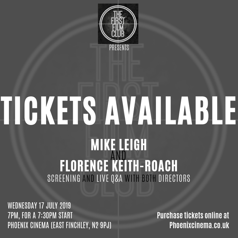 first_filmclub's tweet photo. Not long now!
You can still get tickets to #TFFC's #screening and #QandA event this Weds 17 July at the @Phoenixcinema with #BAFTA-winning director #MikeLeigh, and #shortfilm director #FlorenceKeithRoach, showing both their directorial debut films
https://t.co/TkQtPBWJBB https://t.co/amoUXgOpFM