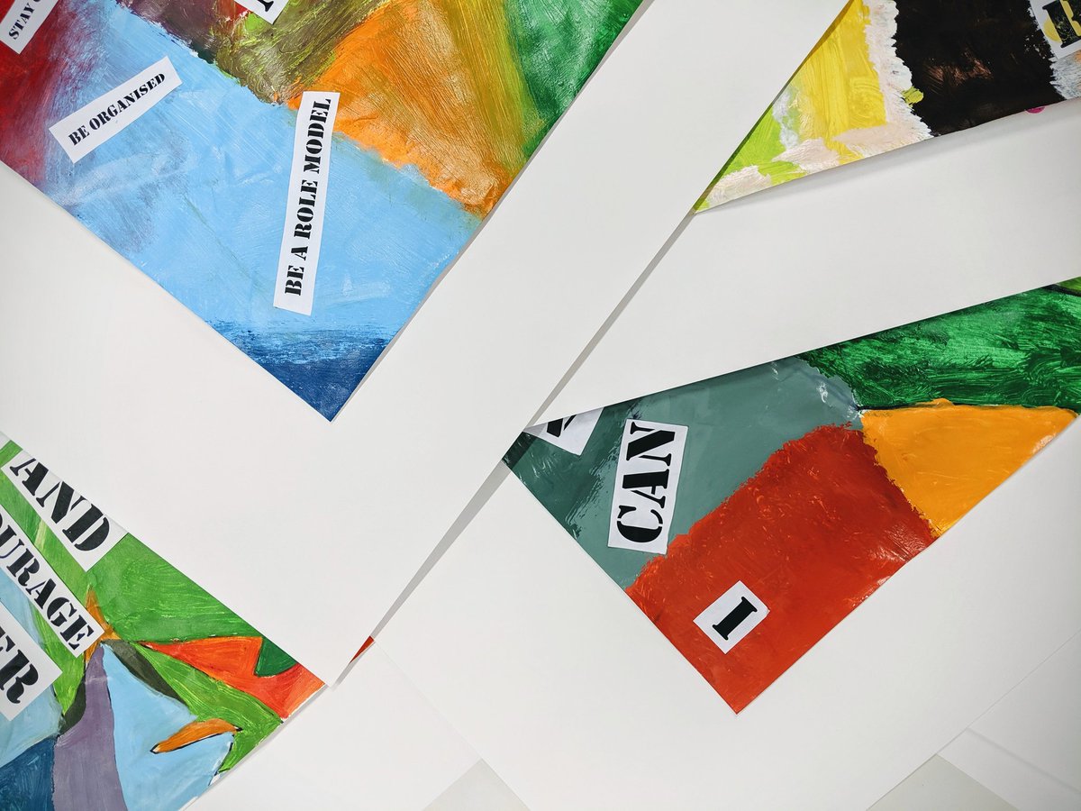 RocChampions's tweet photo. Prepping today for our #showcase and #certificatepresentation tomorrow @TheFuseROC with our most recent #ROCchampions from @BroadoakSch . There is lots to #celebrate!
#artwork #exhibition #positivestatements #performance #feedback #peermentors #peerbuddys https://t.co/U0PgdlvGQQ