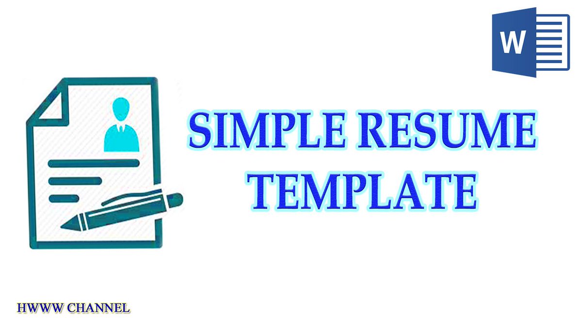 H3W_channel's tweet photo. Watch our new video that explains how to write a simple resume, as well as features the resume template in MS Word you can download 📄✅➡️ - https://t.co/hslleu91Bq

#resume #resumen #curriculumvitae #currículum #resumes #careertips #resumesample #resumetemplate #resumenes https://t.co/ATx9vhc847