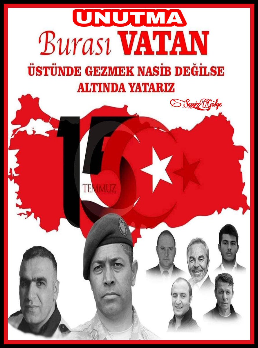 KORKUSUZ KAHRAMANLAR
#15TEMMUZU
#UNUTMA
#UNUTTURMA
#UnutursakKanımızKurusun
@asenalarbitmez
@ILGAZ__ILGAZ
@guldane53
@__ZAZA_____
@iyisimSus
@MRC_SEVGI
@huzuris61080224
@HaticeG57104847
@hiranurelif_53
@akarsu_serife
@azrasalci
@_Hadenan_
@imanvevatan
@reisesevdali93