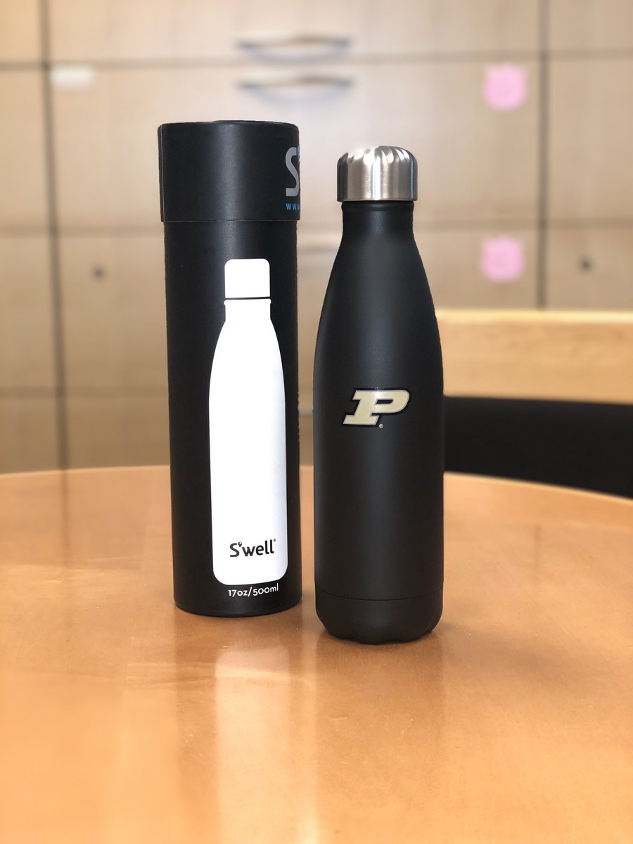 repPurdue's tweet photo. We’re starting off the day with a chance to win a Purdue water bottle from @swellbottle! Follow and retweet for your chance to win. Keep an eye out for a whole day of giveaways! #givesomethingawayday https://t.co/Za0StYgJqz