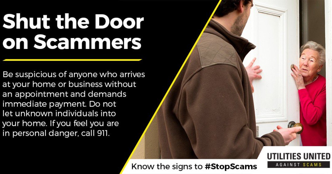 SWGas's tweet photo. We want to remind our customers that we will never send someone to your home or business to ask for payments. Learn more about how you can protect yourself at https://t.co/b1Uxn7ZdVa. #stopscams #uuas https://t.co/HNBI686G6Q