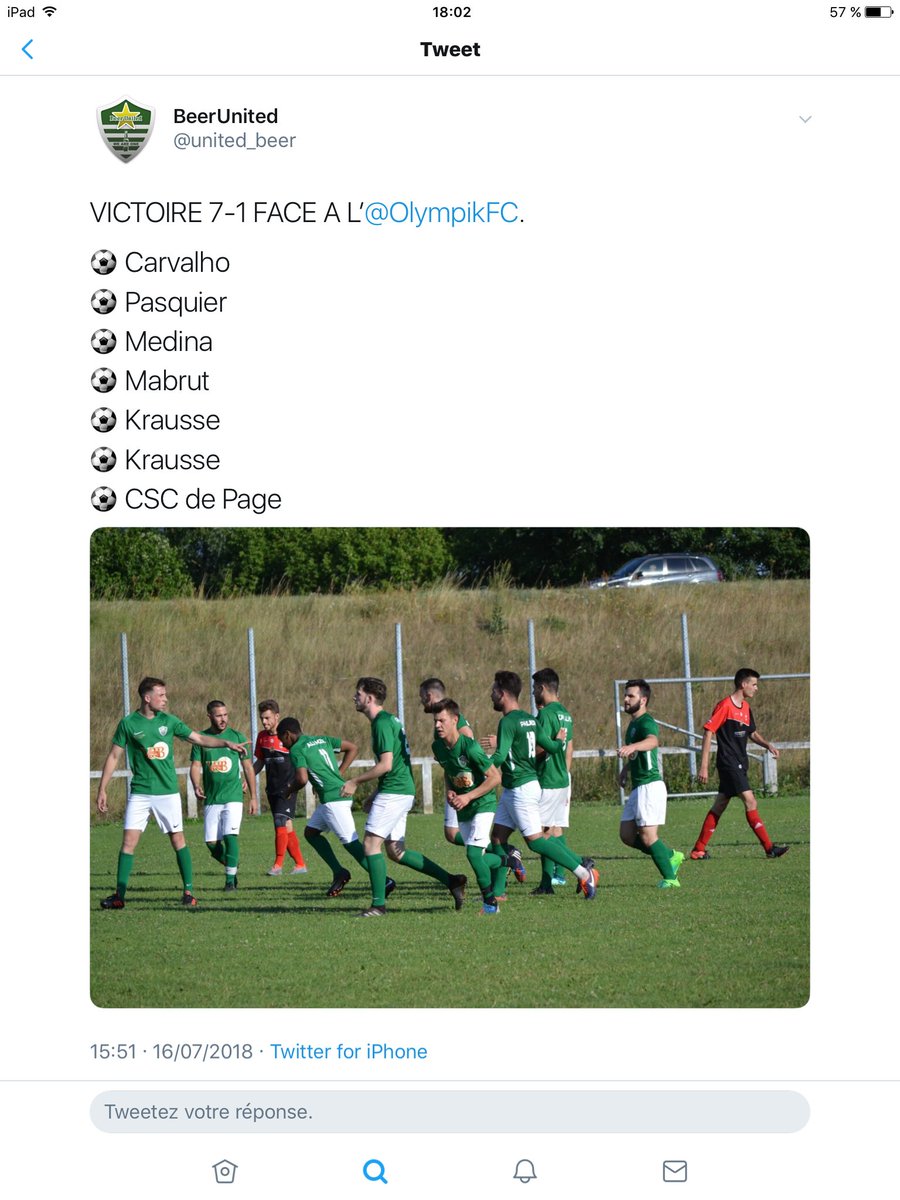 tom41r's tweet photo. @BeltigStephan en tout cas on est très heureux de rentrer dans ce cercle très fermé du 7-1 https://t.co/tkstupn9cR