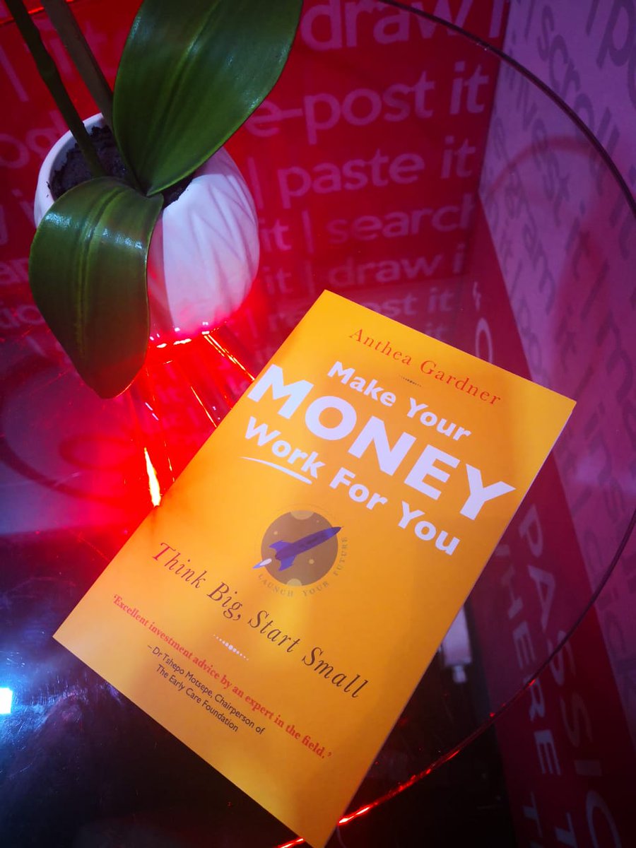 #AIE2019 delegates, pop past our stand in the Warrior Hall and chat to <a href="/AntheaCartesian/">Anthea Gardner</a> about her book, Make Your Money Work for You: Think Big, Start Small. Anthea wrote some of her book at our partner <a href="/soyumhemel/">So Yum - Hyde Park</a>. You can also invest in her bundle on <a href="/EasyEquities/">EasyEquities</a>. #invest
