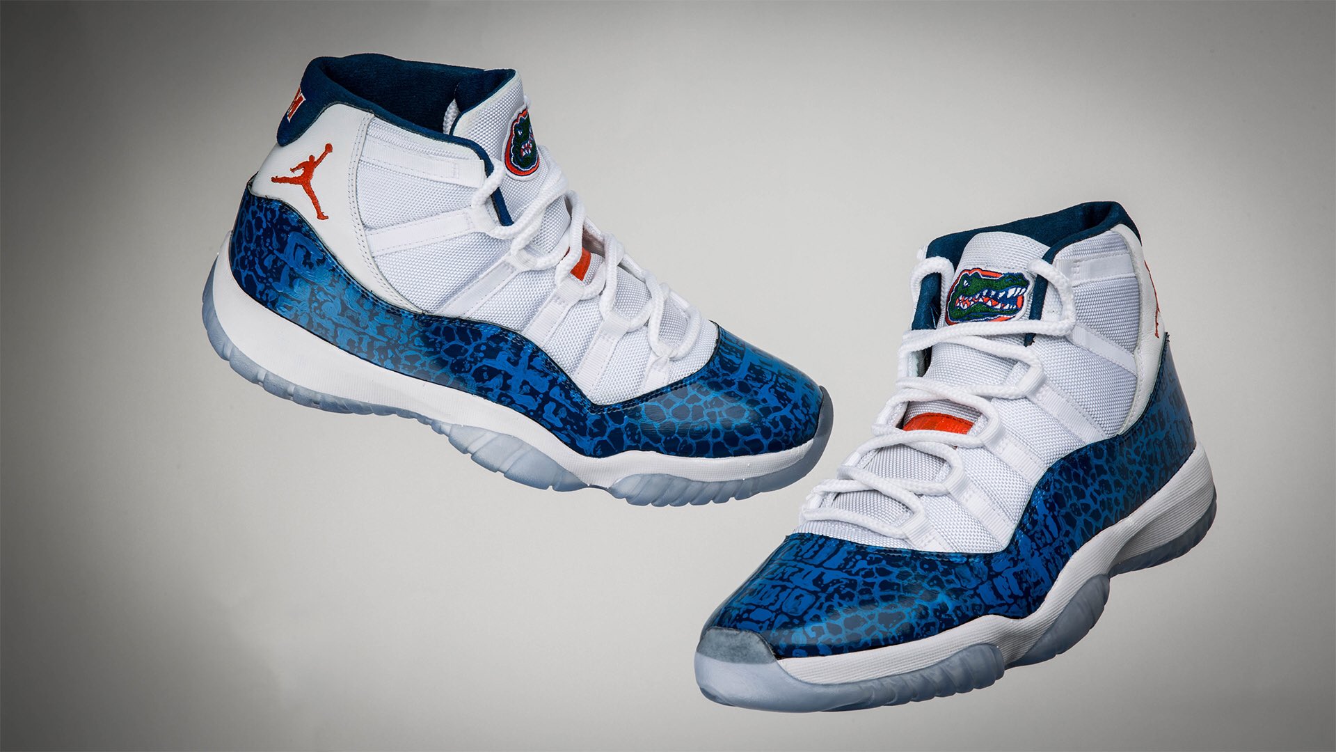 Florida Gators Football on X CoachDanMullen is swagged out for SECMD19 Jordan Custom Retro DM 11 GatorsEquipment JUMPMAN https t y1yE8vsxSv X