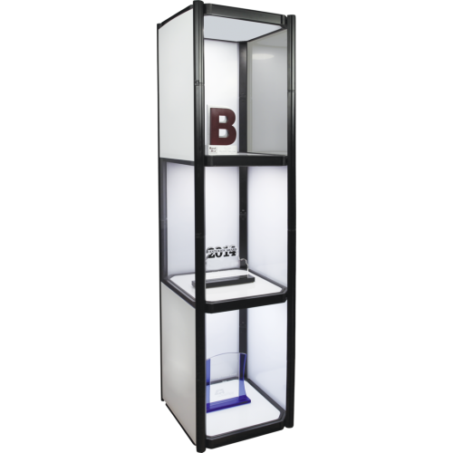 IDECDisplays's tweet photo. Add a new twist to your #tradeshowbooth with twist portable lighted display cabinets. The lightweight collapsible display case includes three or four shelves. Side panels come in clear or white plexiglass. Optional branded panels are available. https://t.co/RsvCvNV1Vw https://t.co/vBibHKsOG1
