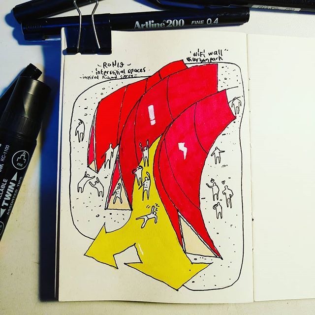 RonHelloRon's tweet image. The Wall that can stop Time (__)
Inspired directly by the work of Richard Serra, 'Fulcrum, The Hedgehog & The Fox ,Intersection II'
#draw #drawing #architecturediagram #pen #illustration #art #artistsoninstagram #sketch #imagination #figure #lukisan #k… ift.tt/2LQrY0C