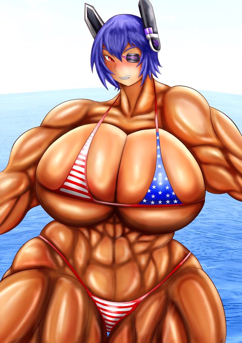 USA兵装天龍ちゃん〜💪🏾( ^ω^ )ムキムキ〜ムキムキ 