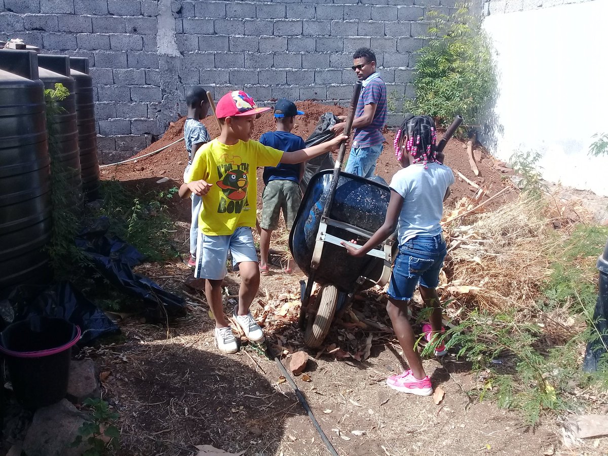 mslivramento's tweet photo. Almost 1 in 2 children in #CaboVerde has anemia. Through #SchoolGardens #BIBI Champions in #EugenioTavares want to change this scenario &amp; ensure that all their colleagues have access to #NutritionEducation and #HealthyFood at #school
@WashFellowship 
@USEmbassyPraia 
#ZeroHunger https://t.co/LhKyW0oAnh
