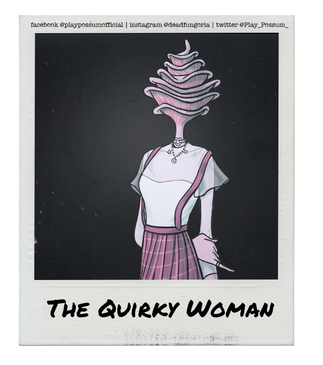 Play_Possum_'s tweet photo. Young and a naive woman, with a love for pretty things. Outgoing, but socially awkward. With her overly long limbs, she seems to be as graceful as a newborn deer. 🦌✨

#deadfungoria #indiegame #indiedev #pointandclick #visualnovel #lovecraftian #horrorgame #gameart #objecthead https://t.co/iZFVuVNzj0