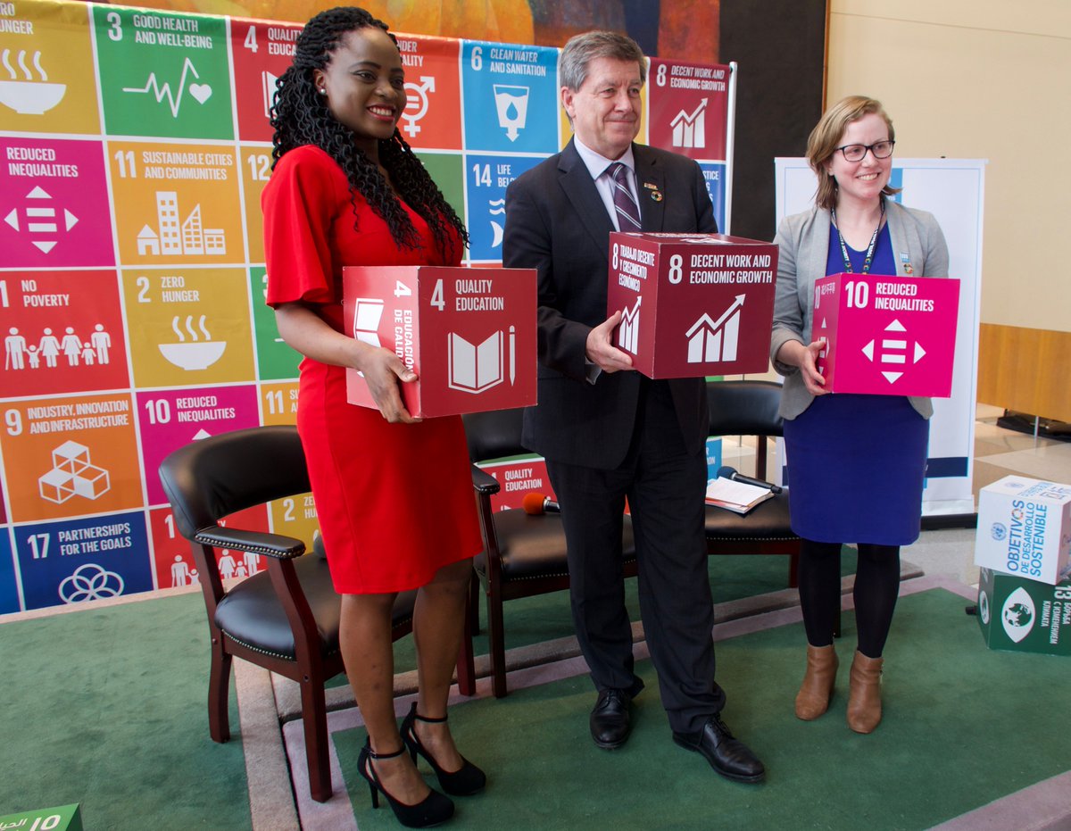 GuyRyder's tweet photo. We must equip young people with the skills required by employers now and anticipate future needs. Strong education and training systems are needed to reduce high-levels of youth unemployment, keep up with technological change and meet the #2030Agenda. #YouthSkillsDay #ilo100 https://t.co/cyT0msKiIf