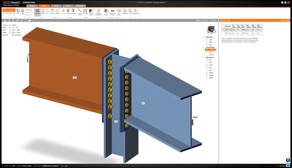 Surprised, that the results of the bolt shear force analysis differ from what you expect? See the reason explained on a real example on one of our webinars.
buff.ly/2Y07PvA