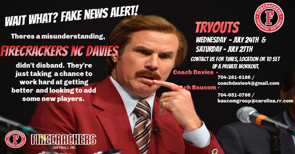 fcnc_davies's tweet photo. All positions are open but Pitching and Catching hold a premium.

Contact Coach Davies 704-281-6186 - coachdavies4@gmail.com 
or 
Coach Baucom 704-651-0786 - baucomgroup@carolina.rr.com https://t.co/2tnPKQswIW