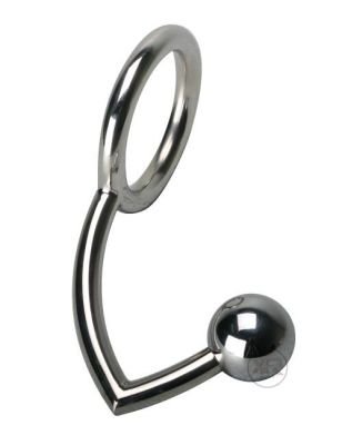 taboo_ac's tweet photo. The Anal Intruder. A device for the phallus and an intrusion stimulator for the prostate that keeps the wearer subdued in pleasure and disquiet. The Anal Intruder is a stainless steel, 2 inches cock ring and a 1.25 inches anal plug all in one. https://t.co/2jXxoetEXH