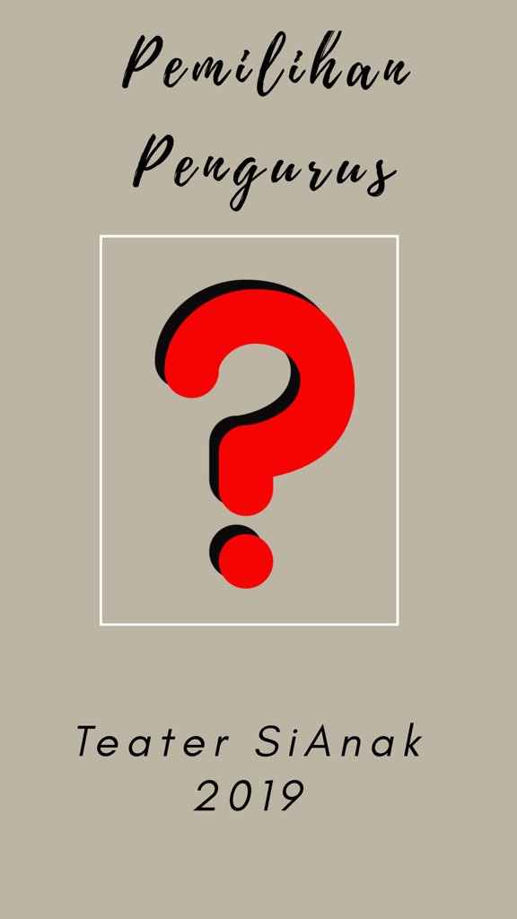 Hari Ketiga Musyawarah Anggota Teater SiAnak 2019.
- Kemutug Lor -