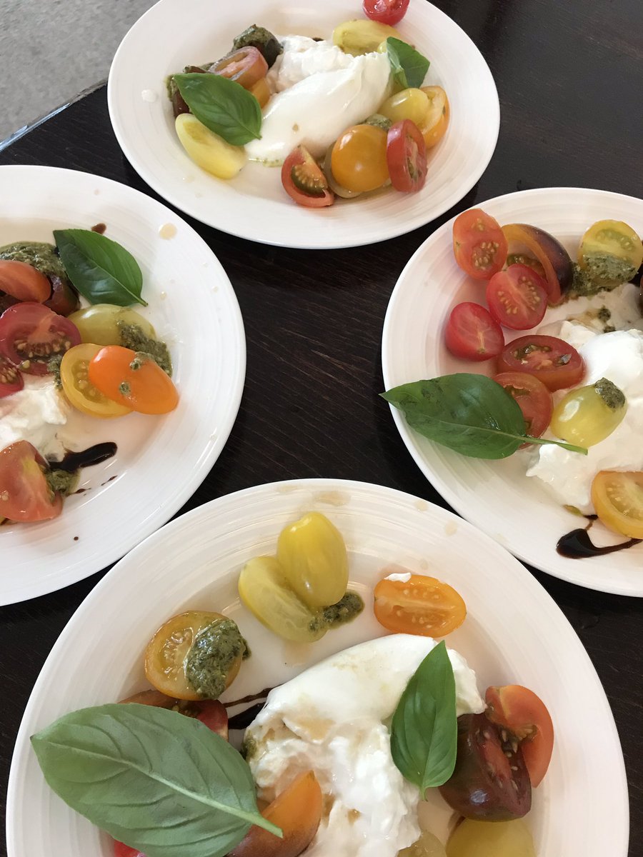 Summery starters ranging from avocado to Parma ham to heritage tomatoes #delicious #herefordhour