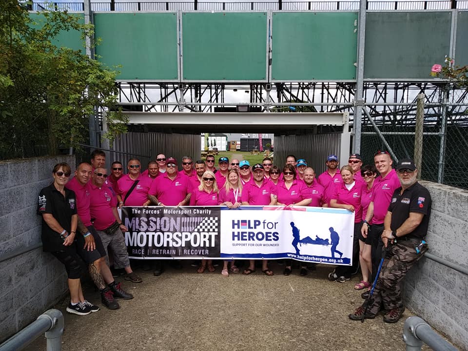 KirkpatrickMum's tweet photo. What an amazing weekend @SilverstoneUK for #F1 with @Missionmotorspt &amp; @HelpforHeroes. Team #luffield you were all fab! An extra thank you to @ArdenMotorsport for your generosity towards all of the lads and lasses, you made it truly special! https://t.co/DqVEuwsFb6