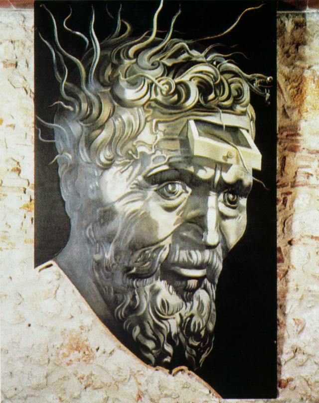 Salvador Dali On Twitter Untitled Michelangelo Head With