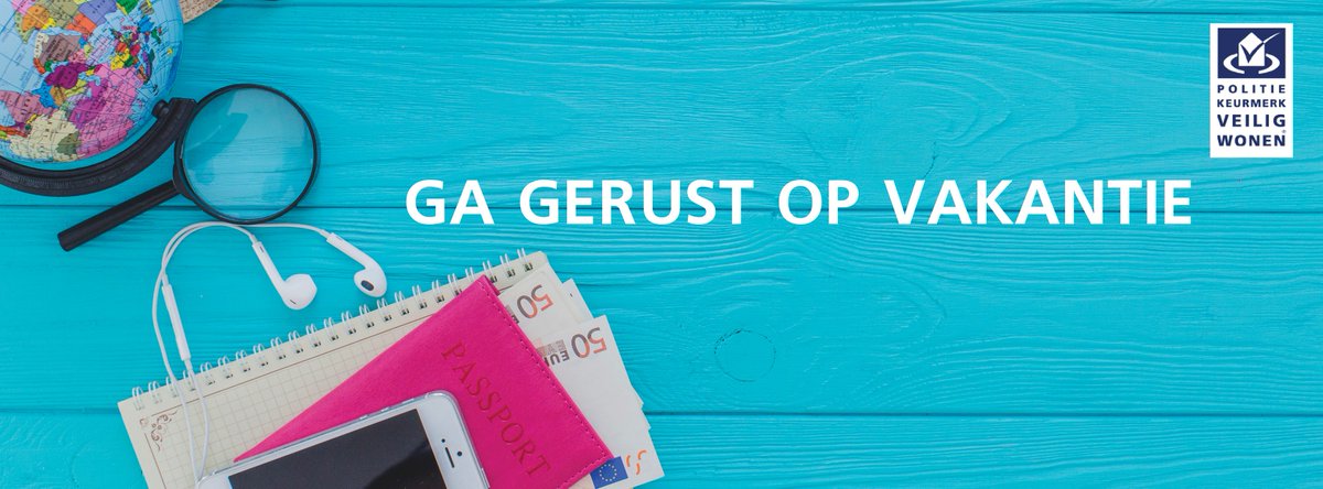 3 tips om gerust op #vakantie te gaan:
1. Ramen dicht &amp; deur op slot
2. Geef je woning een bewoonde indruk 
3. Licht je buren in
Kijk voor meer preventietips op bit.ly/2QGah7K
