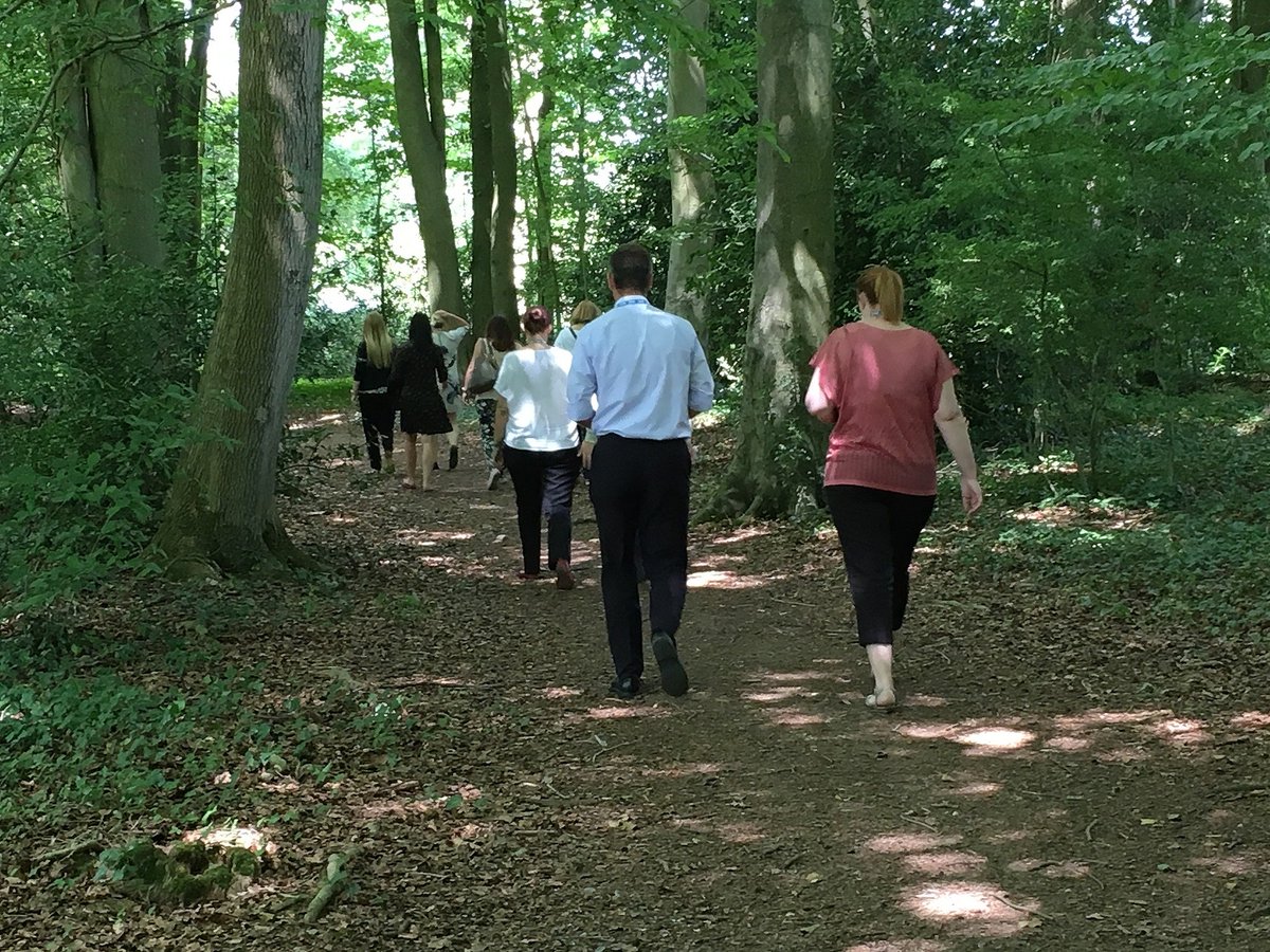 NHSHEE_SEast's tweet image. Eleven of us are just back from a warm but refreshing walk around the local area. Feeling more energised to face the afternoon in the Wessex office! Looking forward to Tai Chi on Wednesday! #nhsvalues #livingthevalues
