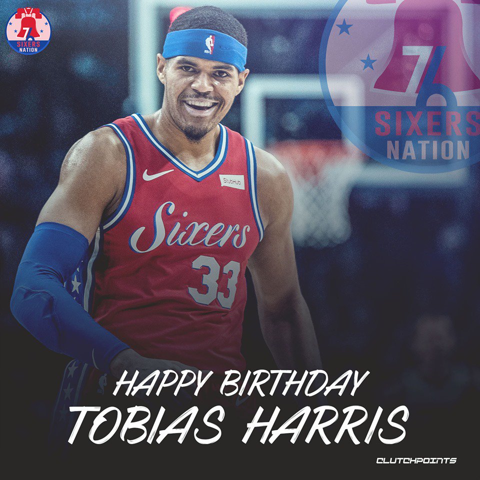 Join Sixers Nation in wishing Tobias Harris happy 27th birthday!    
