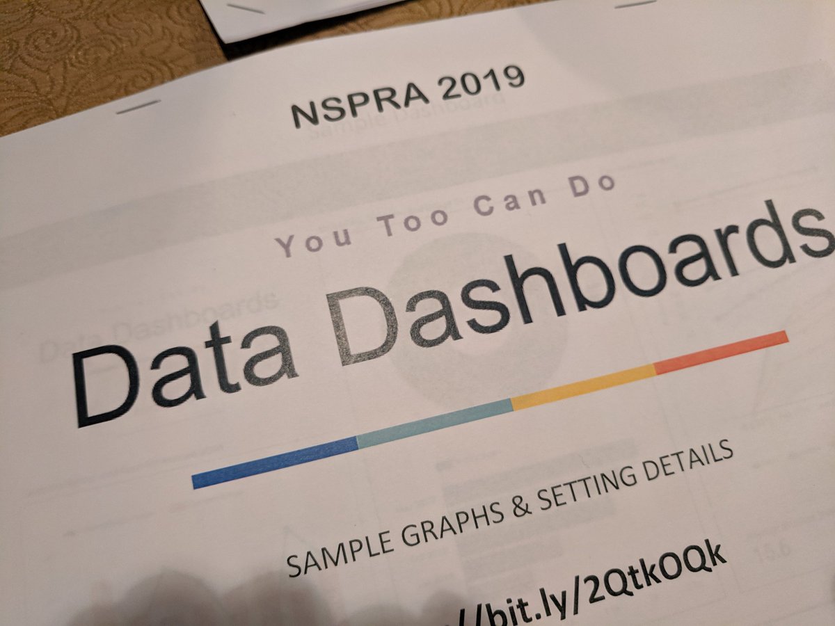 A former graphic designer who digs (and actually understands) data and uses her talents for school communication? Oh, I found a new friend! @DonelleStaples #NSPRA2019 #datadashboards #schoolpr