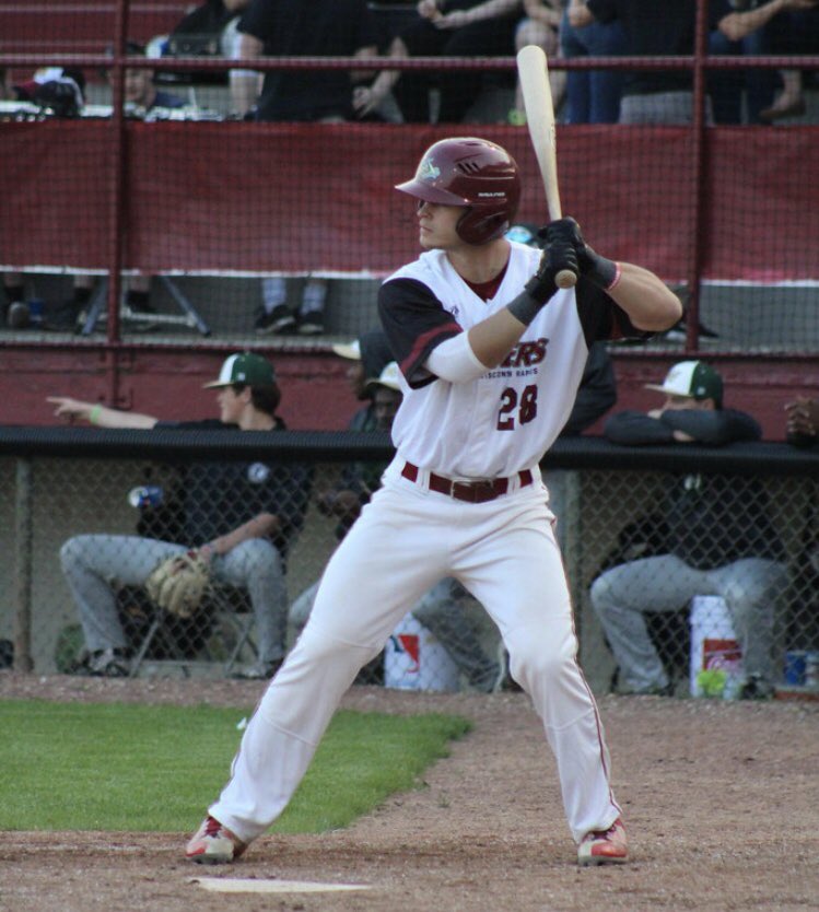 RutgersBaseball's tweet photo. Schiekofer continues to swing a hot bat in the Northwoods League! Hitting .358/.484/.404 with 13 steals to earn a well-deserved spot in the All-Star Game.

@rschiek10 @RapidsRafters https://t.co/KZbq9FLSXX