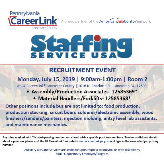 Lancaster CareerLink tweet media